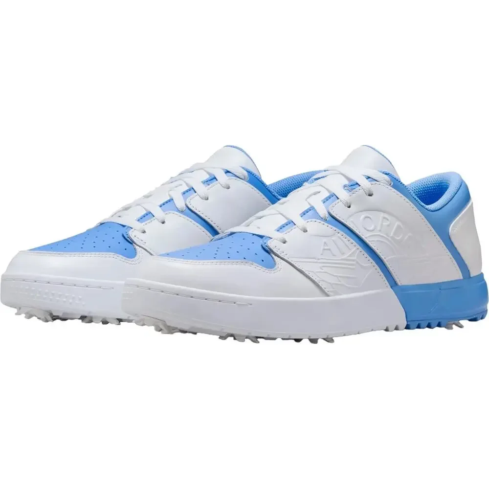 Nike Air Jordan NU Retro 1 Low G Golf UNC Mens Size 11.5 White University Blue‎